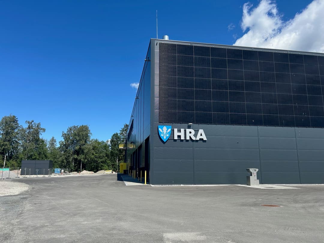 Bilde av nye Hokksund Renseanlegg